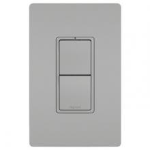 Legrand Radiant CA RCD33GRY - 2 Switch, Single Pole/3-Way + Single Pole/3-Way