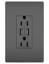 Legrand Radiant CA TM826USBBK - 3.1 USB + Duplex 15A