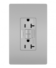 Legrand Radiant CA 2097TRWRGRY - radiant? Spec Grade 20A Weather Resistant Self Test GFCI Receptacle, Gray