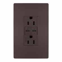 Legrand Radiant CA R26USBPDDBCC6 - RAD 30W PWR DELIVERY USB+DUP 15A DB CC6 (6 pack)