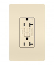 Legrand Radiant CA 2097TRLA - radiant? Spec Grade 20A Tamper Resistant Self Test GFCI Receptacle, Light Almond