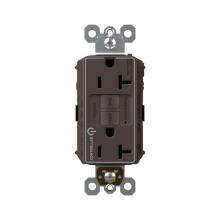 Legrand Radiant CA 2097TRCD - radiant? Tamper-Resistant and Dual Controlled 20A Duplex Self-Test GFCI Receptacles with SafeLock?