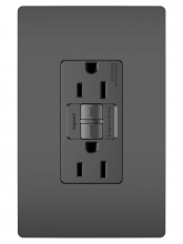 Legrand Radiant CA 1597BK - radiant? Spec Grade 15A Self Test GFCI Receptacle, Black