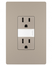 Legrand Radiant CA NTL885TRNICC6 - NIGHT LIGHT + 1 OUTLET, NI (6 pack)