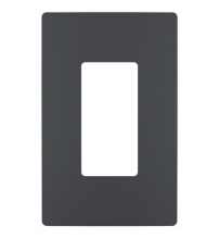 Legrand Radiant CA RWP26GCC6 - radiant? One-Gang Screwless Wall Plate, Graphite