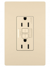 Legrand Radiant CA 1597TRICCD4 - radiant? Spec Grade 15A Tamper Resistant Self Test GFCI Receptacle, Ivory (4 pack)