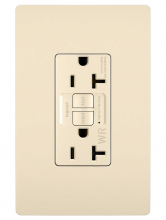 Legrand Radiant CA 2097TRWRLA - radiant? Spec Grade 20A Weather Resistant Self Test GFCI Receptacle, Light Almond