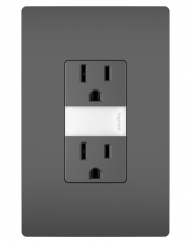 Legrand Radiant CA NTL885TRBKCC6 - NIGHT LIGHT + 1 OUTLET, BK (6 pack)