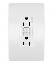 Legrand Radiant CA 1597W - radiant? Spec Grade 15A Self Test GFCI Receptacle, White