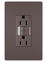 Legrand Radiant CA 1597NTLTRDBCC4 - radiant? 15A Tamper-Resistant Self-Test GFCI Outlet with Night Light, Dark Bronze