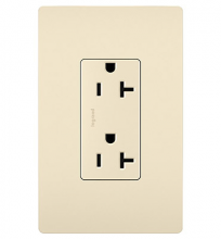 Legrand Radiant CA TR26352RLA - radiant? Spec Grade 20A Tamper-Resistant Receptacle, Light Almond