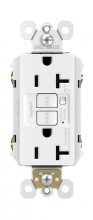 Legrand Radiant CA 2097TRAW - Specification Grade Tamper-Resistant 20A Duplex Self-Test GFCI Receptacle with Audible Alarm, White