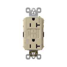 Legrand Radiant CA 2097TRCDI - radiant? Tamper-Resistant and Dual Controlled 20A Duplex Self-Test GFCI Receptacles with SafeLock?