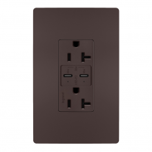 Legrand Radiant CA TR20USBPDDB - RAD 30W PWR DELIVERY USB + DUP 20A DB