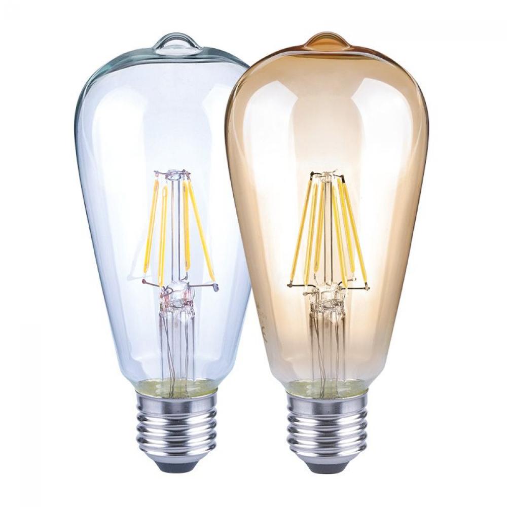 LED ST19 BULB, E26, 110~130V, 4.9W, 2700K, 430 LM, DIM, CLEAR