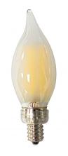 Westgate MFG C1 E12-FLA-5W-27K-D-F-BT - CANDELABRA LED BULB, E12, 110~130V, 5W 330LM FROSTED GLASS, BENT TIP 2700K DIMMABLE