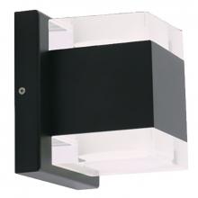 Westgate MFG C1 LRS-J-MCT-C90-BK - DECORATIVE OUTDOOR WALL LIGHT, SOLID ACRYLIC, 20W TUNE 30/40/50K C90, BLACK