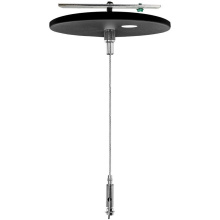 Westgate MFG C1 SCL-CS1P-12FT-BK - ADJ. 12FT 1/16in SINGLE SUSPENSION CANOPY SET WITH KEYHOLE END CONNECTOR, POWER SIDE, KIT, BLACK
