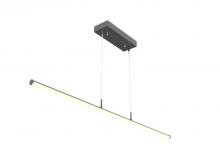 Westgate MFG C1 SDTL-8FT-40-60W-MCTP-BK - 8FT LINEAR TUBE DECORATIVE SUSP. LIGHT TUNABLE 40-60W 30/35/40K BLACK