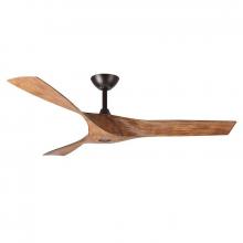 Westgate MFG C1 WF-318WP-RC-3B-52-BR-WA - 52in 3-BLADE OUTDOOR CEILING FAN REMOTE CONTROL BRONZE AND WALNUT BLADES