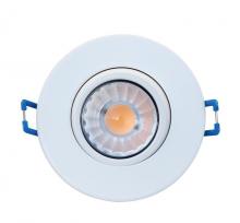 Westgate MFG C2 RDL3S-ADJ-27K-WH - 3" ROUND ADJUSTABLE RECESSED LIGHT, 120V, 8W, 550LM, 2700K, CRI90, DIMMABLE