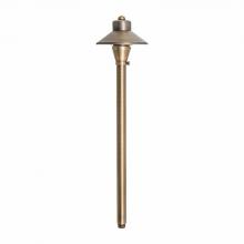 Westgate MFG C3 LA-112-BZ - AREA LIGHT, WITH INTEGRATED LED 3W AC/DC SOLID BRASS, 3FT LEAD, BRONZE