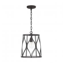 Austin Allen & Co - CA 9F368A - 1-Light Cage Pendant in Rustic Iron