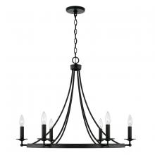 Austin Allen & Co - CA AA1005BI - Chandelier in Black Iron