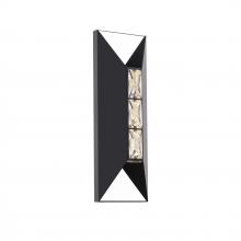 Schonbek Beyond BWSW54318-BK - Vida 18in LED 3000K/3500K/4000K 120V-277V Outdoor Wall Sconce in Black