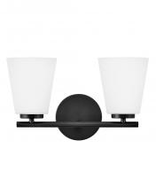 Lark 85422BK - Small Two Light Vanity