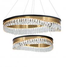LNC Home HA0496501 - 2-Lights Chandeliers LED