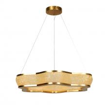 LNC Home HA05433 - Celestothon 1-Light Large Gold LED Chandelier