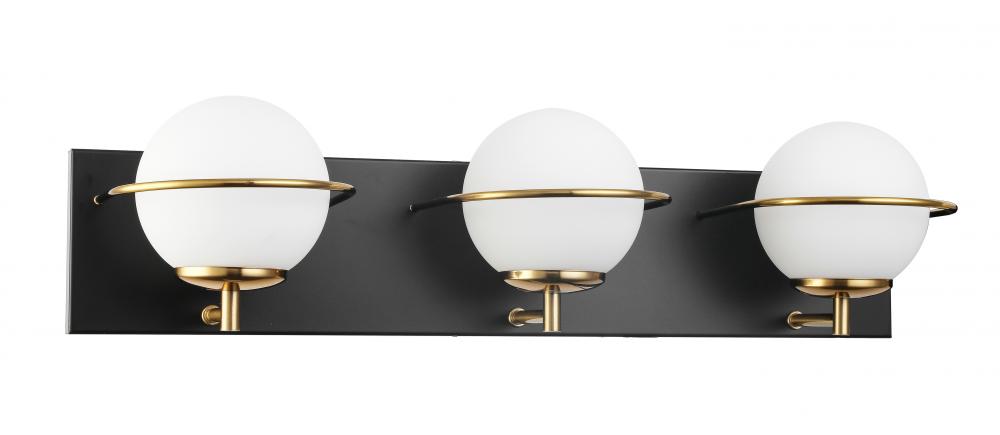 Ricci Vanity Wall Aged Brass/Black