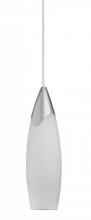 AFX Lighting, Inc. (Canada) EPP118PCEC - One Light Chrome White Glass Glass Down Pendant