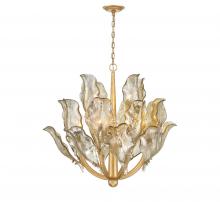 Lib & Co. US 12048-028 - Brindisi, 12 Light Chandelier, Gold