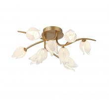 Lib & Co. US 12084-03 - Belluno, 9 Light LED Ceiling Mount, Champagne Gold