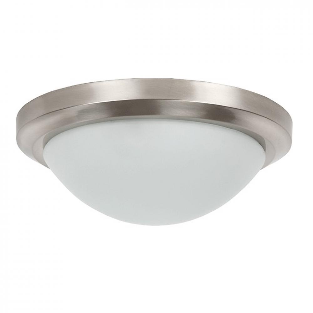 15in 3lt Flush Mount 3-60w MB Frosted Gls BSN