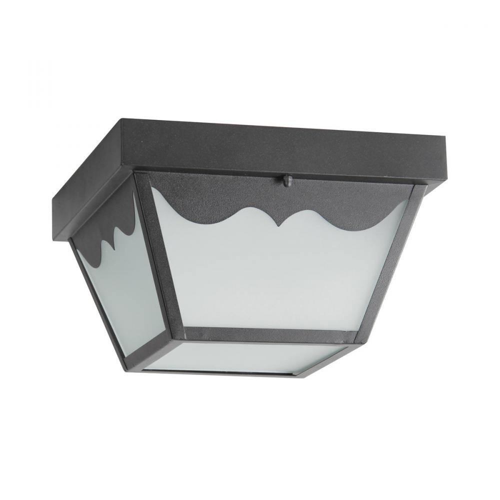 9-7/8in W LED Flush Mount Exterior 12w Dob 650lm 4000k