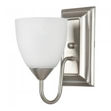 URBAN33 F12621-53 - 1lt-100w MB Sconce Frstd Milk Gls