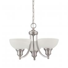 URBAN33 F15453-53 - 3 Light Alton Chandelier Alabaster Gls Sn