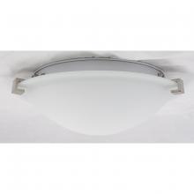 URBAN33 F17297-80 - 12in 2 LT Flush Mount 2-60w MB White Gls BSN