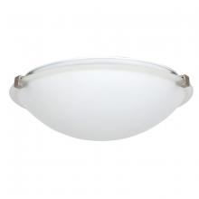 URBAN33 F17298-80 - 16in 3lt Flush Mount 3-60w MB White Gls BSN