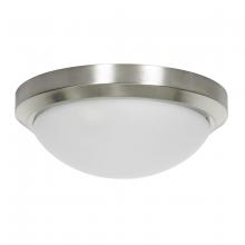 URBAN33 F17299-80 - 13in 2 LT Flush Mount 2-60w MB Frosted Gls BSN