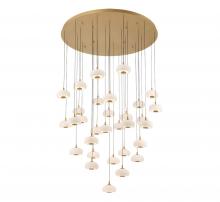 Lib & Co. CA 10197-030 - Adelfia, 31 Light LED Grand Chandelier, Painted Antique Brass