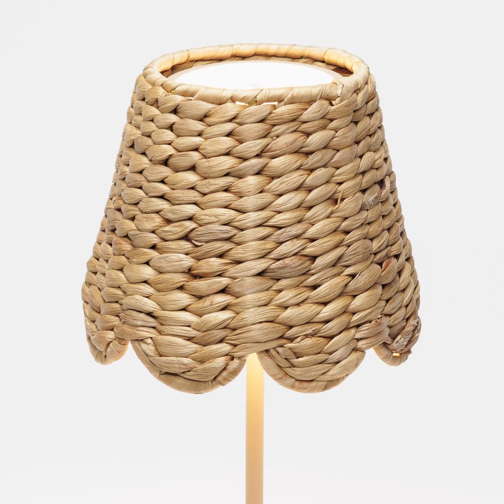 Poldina Wicker Shade - For Poldina Pro And Poldina Mini - Scallop Water Hyacinth