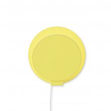 Koncept Inc Hawaii GRW-S-WSY-WSY-PI - Gravy Wall Sconce Matte Bright Yellow Body, Matte Bright Yellow Plate, Plug-in