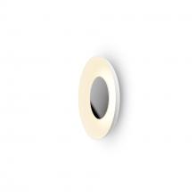 Koncept Inc Hawaii RMW-09-SW-CRM-HW+18BD-MWT - Ramen Wall Sconce 9" (Chrome) with 18" back dish (Matte White)