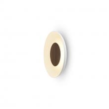 Koncept Inc Hawaii RMW-09-SW-OWT-HW+18BD-MWT - Ramen Wall Sconce 9" (Oiled Walnut) with 18" back dish (Matte White)