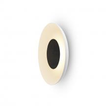 Koncept Inc Hawaii RMW-12-SW-MTB-HW+24BD-MWT - Ramen Wall Sconce 12" (Matte Black) with 24" back dish (Matte White)