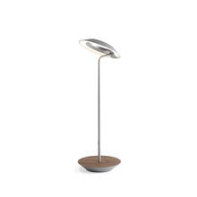 Koncept Inc Hawaii RYO-SW-SIL-OWT-DSK - Royyo Desk Lamp, Silver body, Oiled Walnut base plate